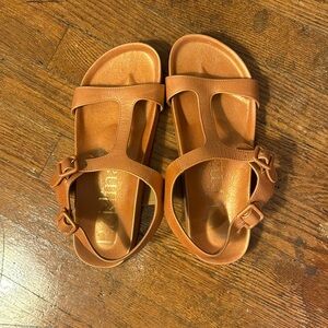 Beklina Travel Sandals in Nectarine
